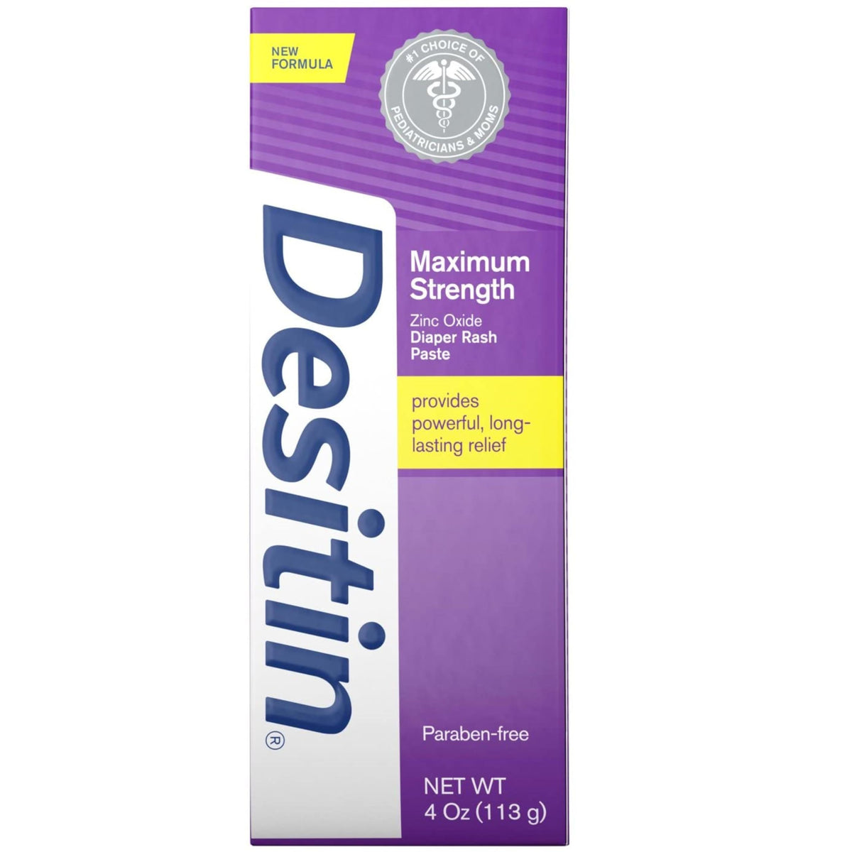 Desitin Diaper Rash Maximum Strength Original Paste by Johnson and Johnson for Kids - 4 oz Paste