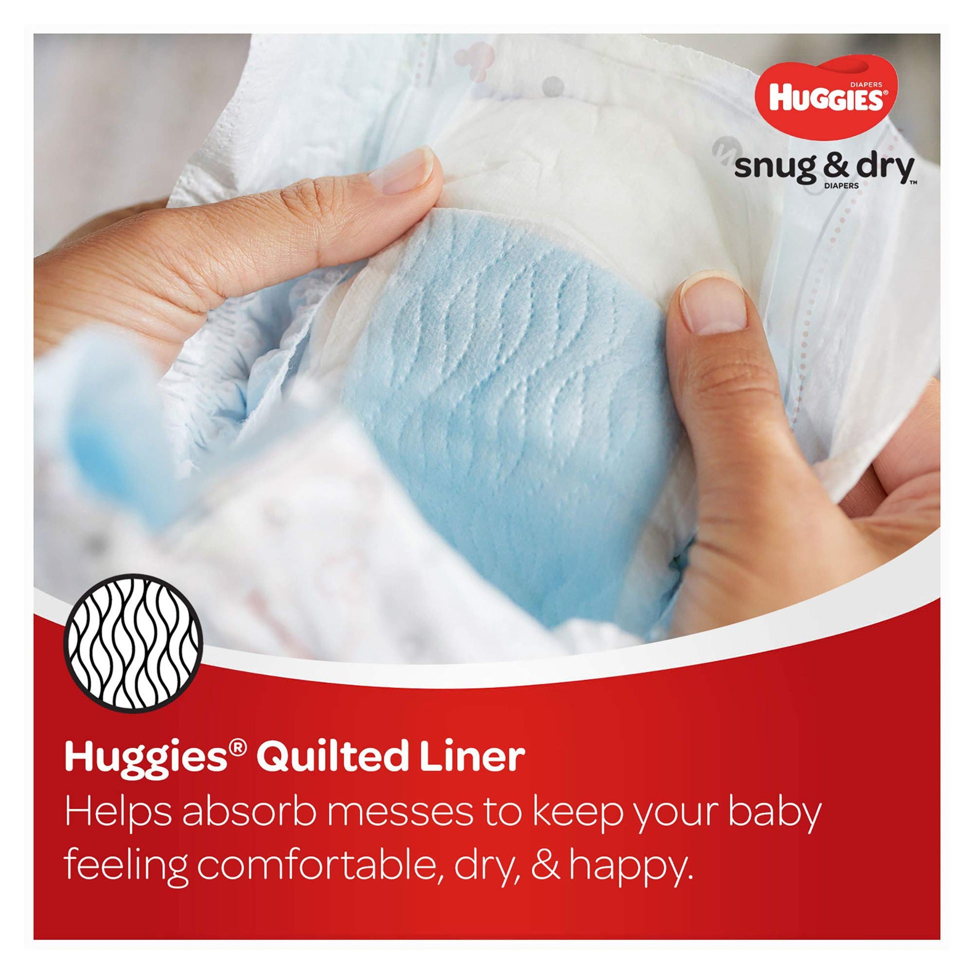 HUGGIES Snug and Dry Baby Diapers Big Pack, 88 Count