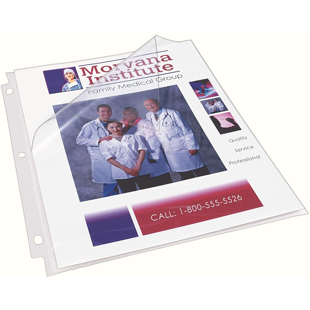 Avery Diamond Clear Super Heavyweight Sheet Protectors, Easy Load, 50 Document Protectors (74130)
