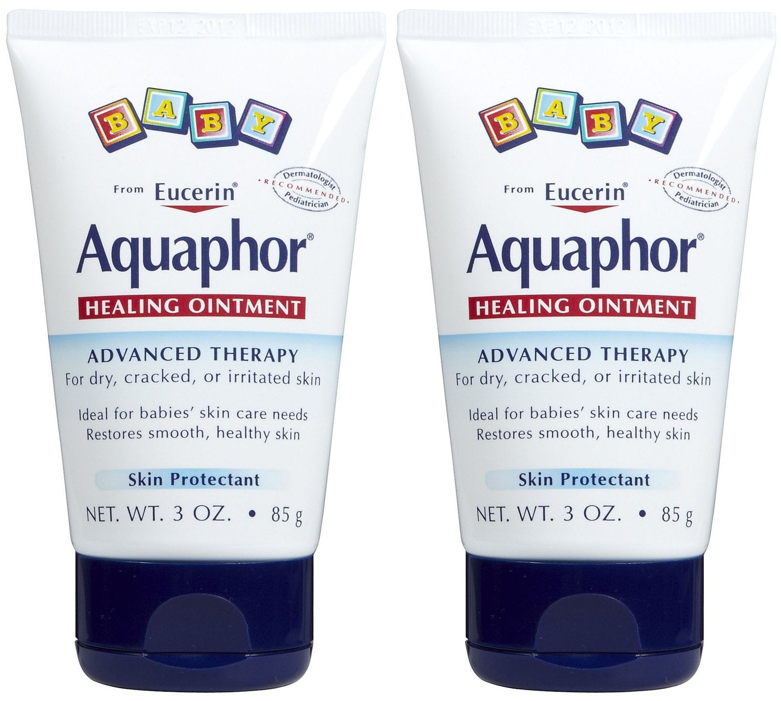 Aquaphor Baby Healing Ointment Tube - 3 oz - 2 pk - *Packaging may vary