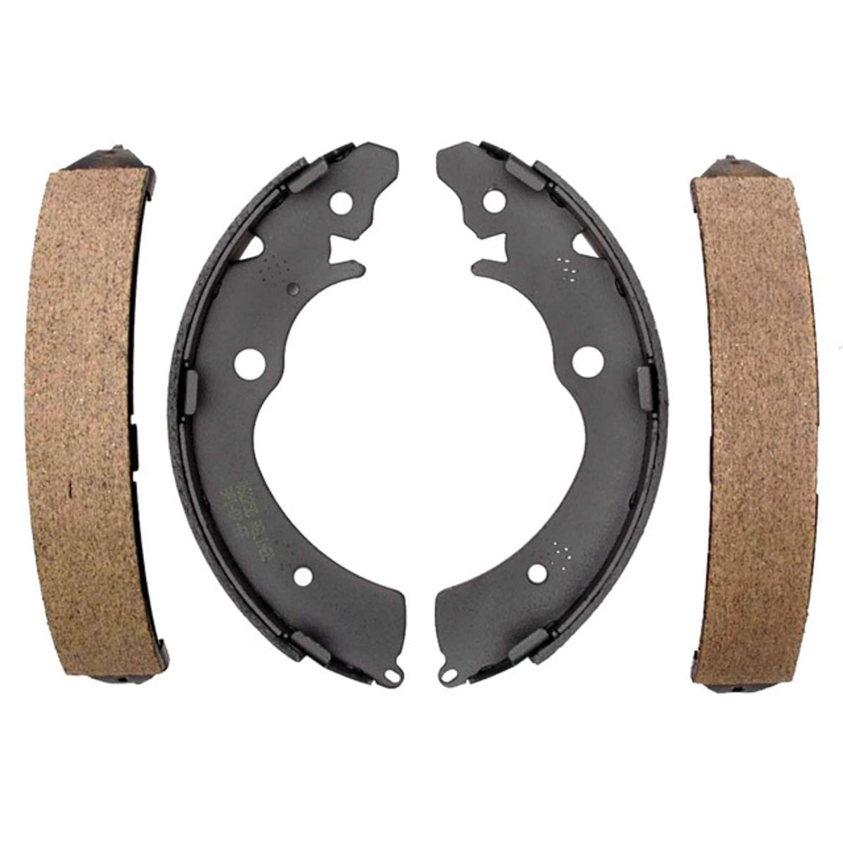 ACDelco Gold 17627B Bonded Rear Drum Brake Shoe Set