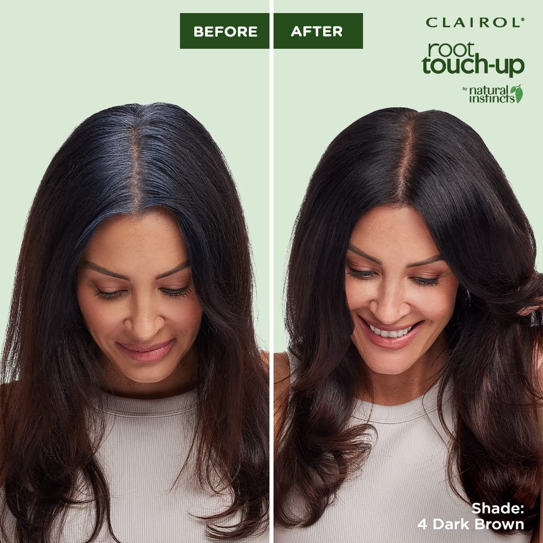 Clairol Root Touch-Up by Natural Instincts Permanent Hair Dye, 5 Medium Brown Hair Color, Pack of 1