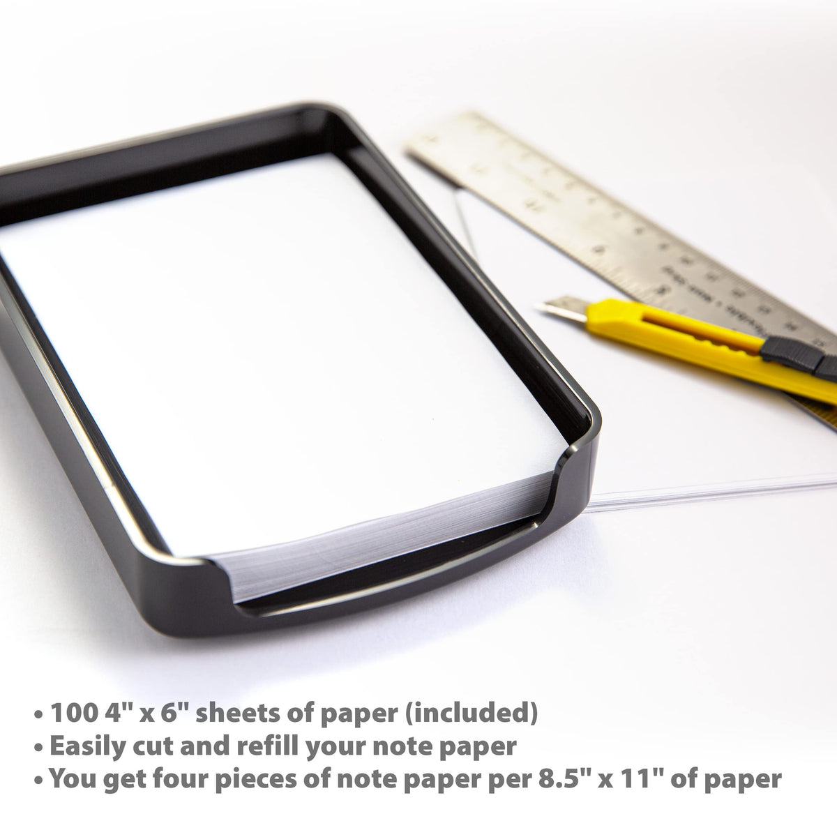 Officemate 2200 Series Executive Memo Holder, Black (22362)