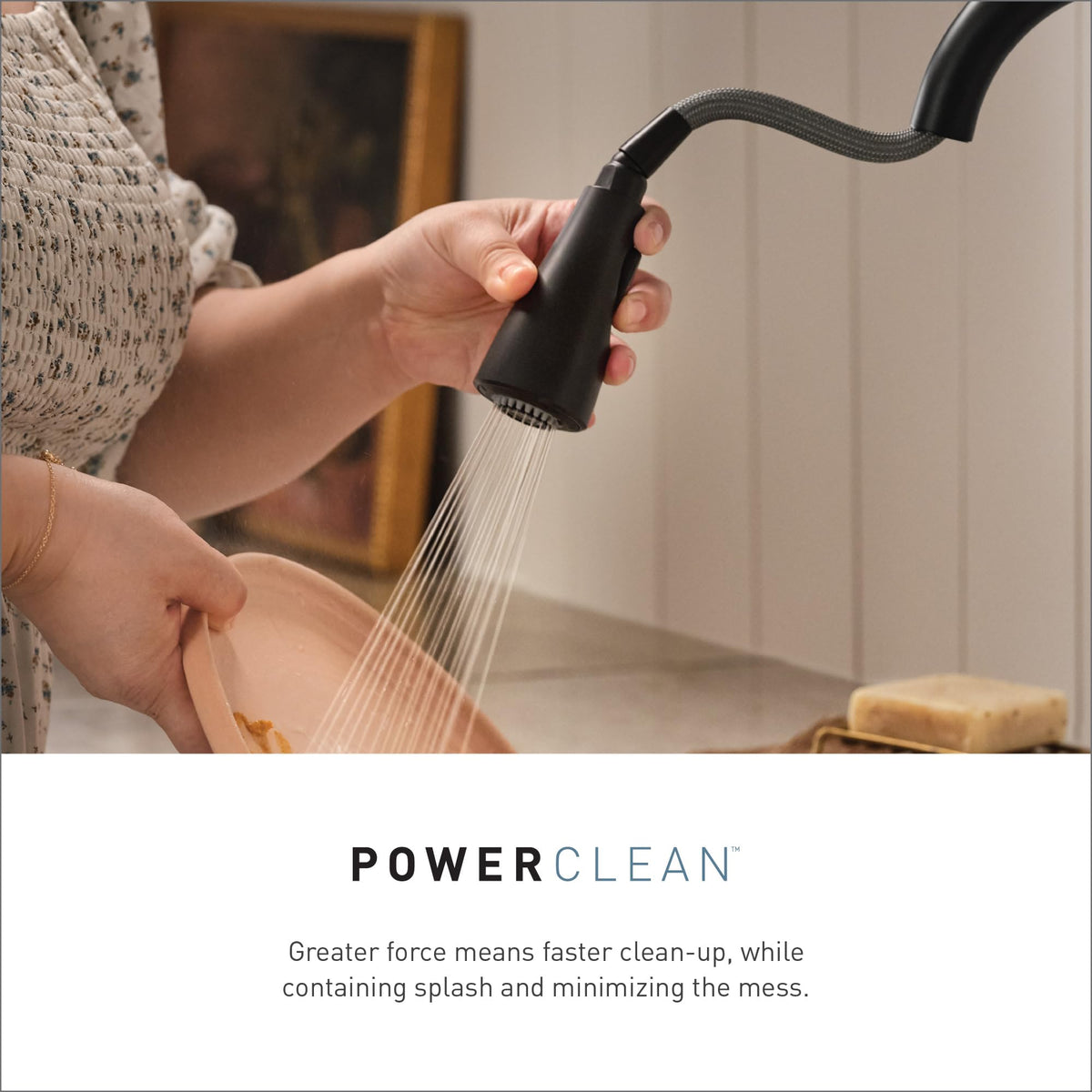 Moen S72308EVSRS STO Smart Touchless Pull Down Sprayer Kitchen Faucet with Voice Control and Power Boost, Spot Resist Stainless