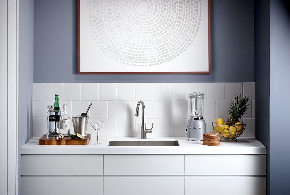 KOHLER K-22034-VS Simplice(R) Bar Sink Faucet, Vibrant Stainless