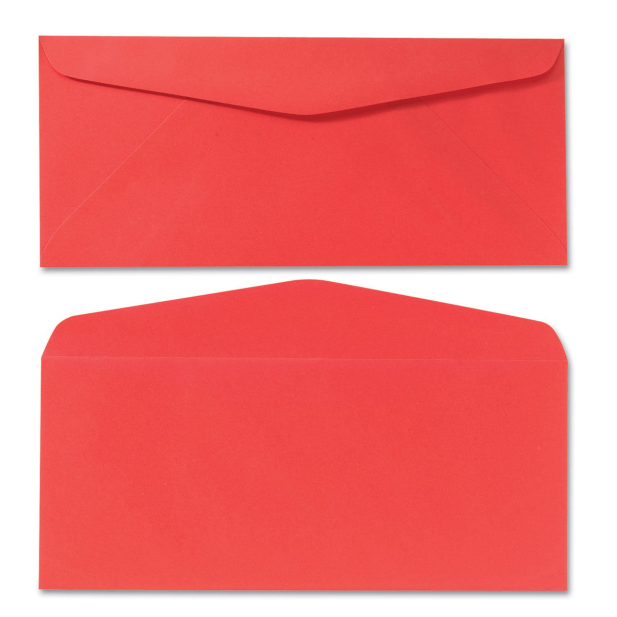 Quality Park Colored Envelope, Traditional, #10, Red, 25 per Pack (11134)