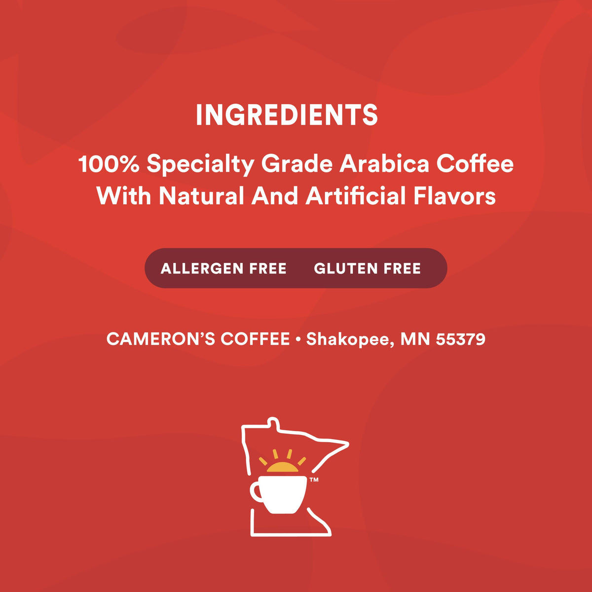Cameron's Coffee Single Serve Pods, Flavored, Vanilla Hazelnut, 96 Count