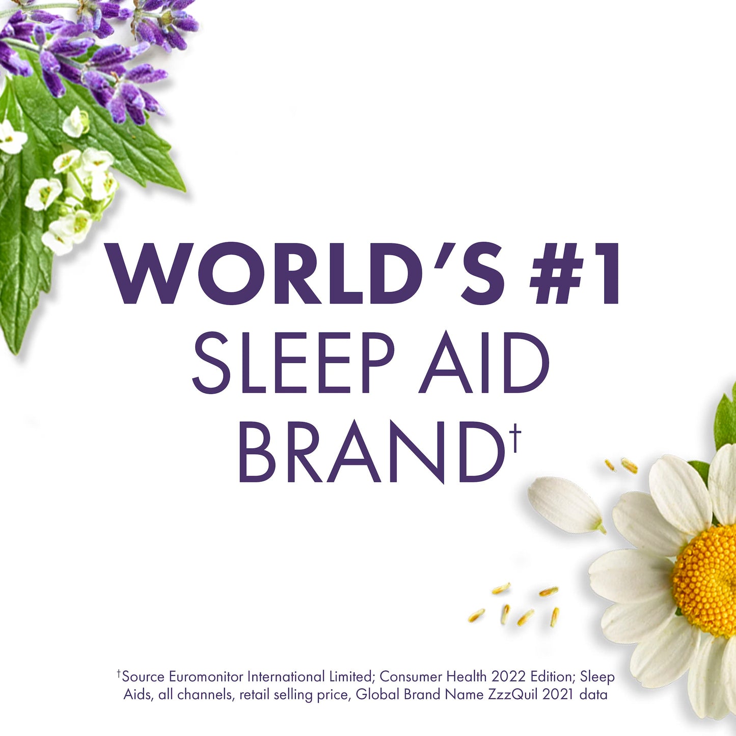 ZzzQuil Pure Zzzs Melatonin Sleep Aid Gummies, Helps You Fall Asleep Naturally, Wildberry Vanilla Flavored, Chamomile Lavender & Valerian Root, 1mg per Gummy, 48 Count