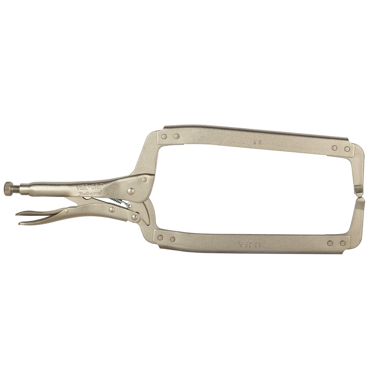 Vise-Grip 21 Vise-Grip Original Locking C-Clamp with Regular Tips, 18-Inch