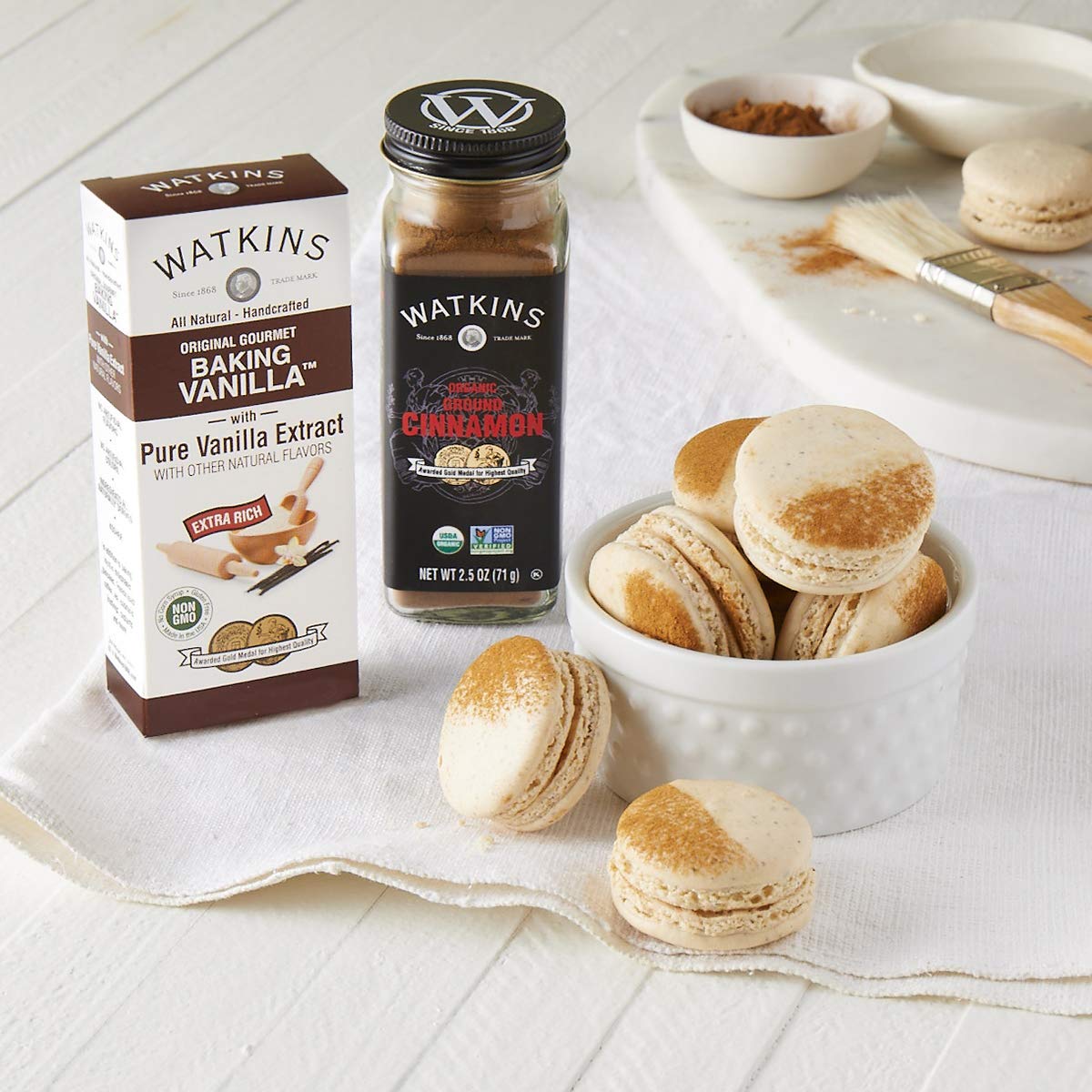 Watkins All Natural Original Gourmet Baking Vanilla, with Pure Vanilla Extract, 8 Fl Oz (Pack of 6)
