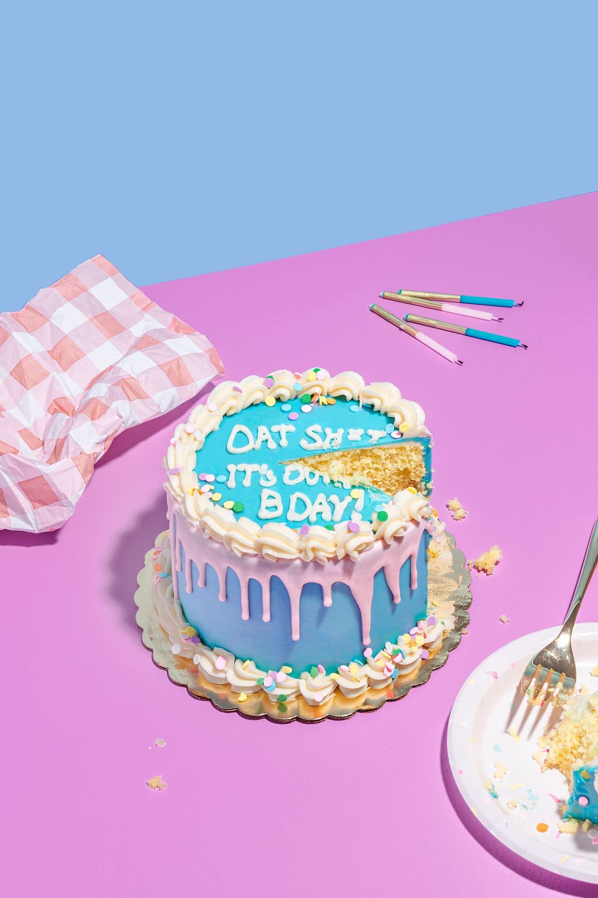 KWEEN Oat Haus Birthday Cake Granola Butter | Peanut-free, Almond (Tree-Nut) Free, & School-Safe (Top 8 Allergen Free) | Edible Cookie Dough Alternative
