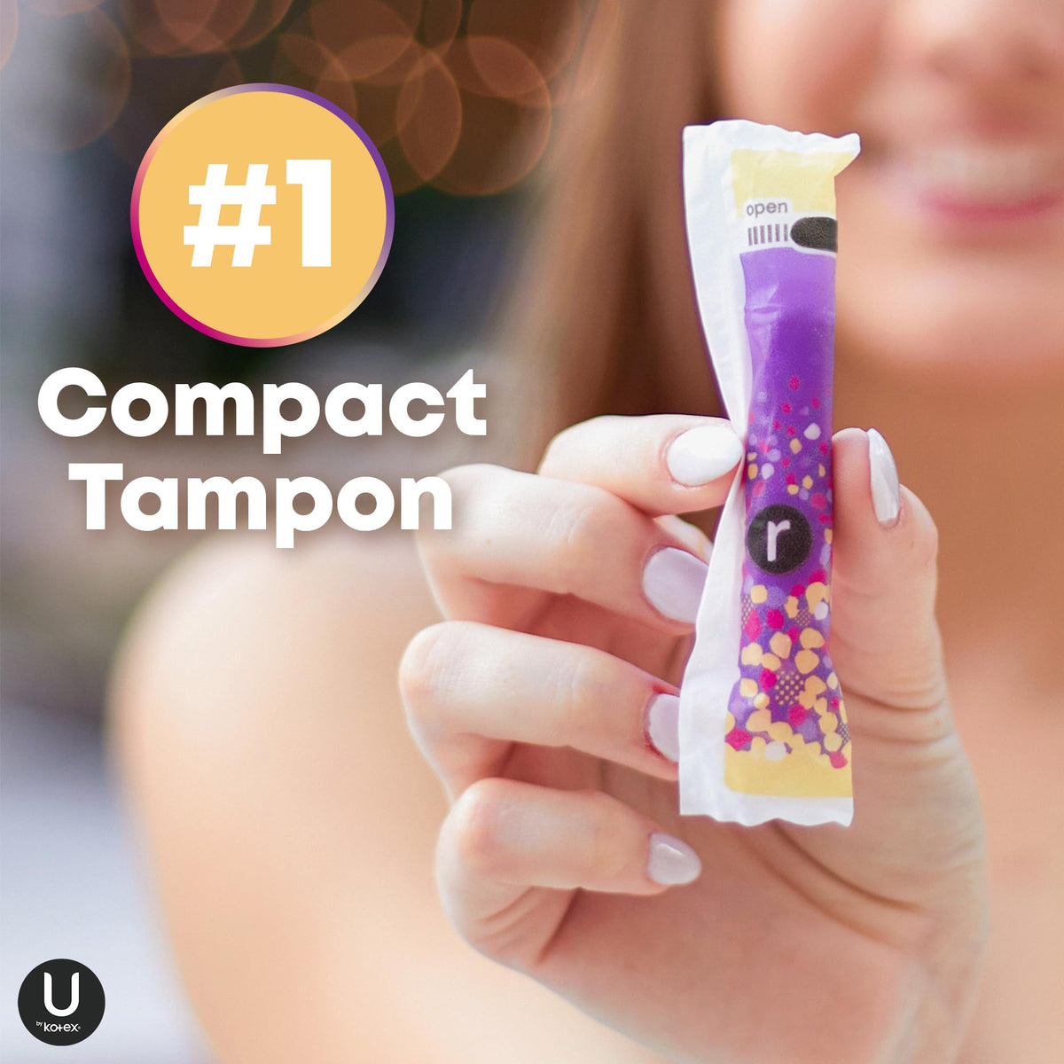 U by Kotex Tampons, Click Compact Multipack, Regular/Super Absorbency, Unscented, 45 Count