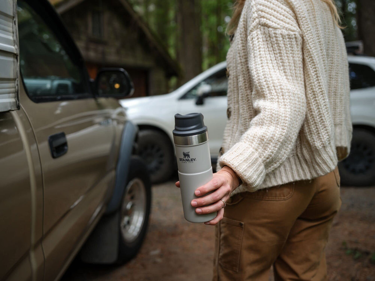 Stanley 10-06439-239 The Trigger-Action Aluminum Travel Mug Ash 16OZ / .47L