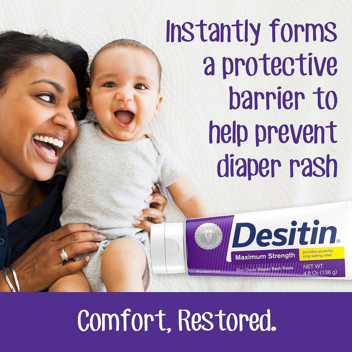 Desitin Diaper Rash Original Ointment 2 oz (5 Pack)