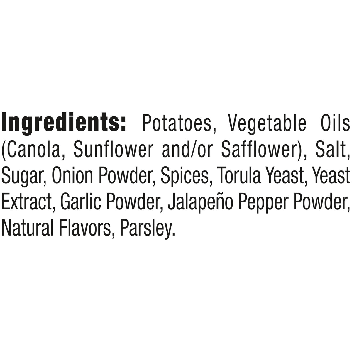 Kettle Brand Potato Chips, Jalapeno Kettle Chips, Snack Bag, 2 Oz (Pack of 6)