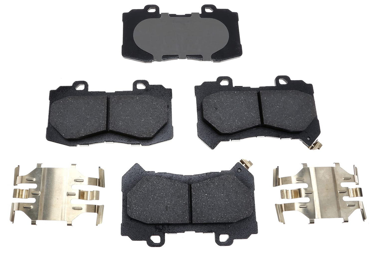 ACDelco Silver 14D1802CH Ceramic Front Disc Brake Pad Set