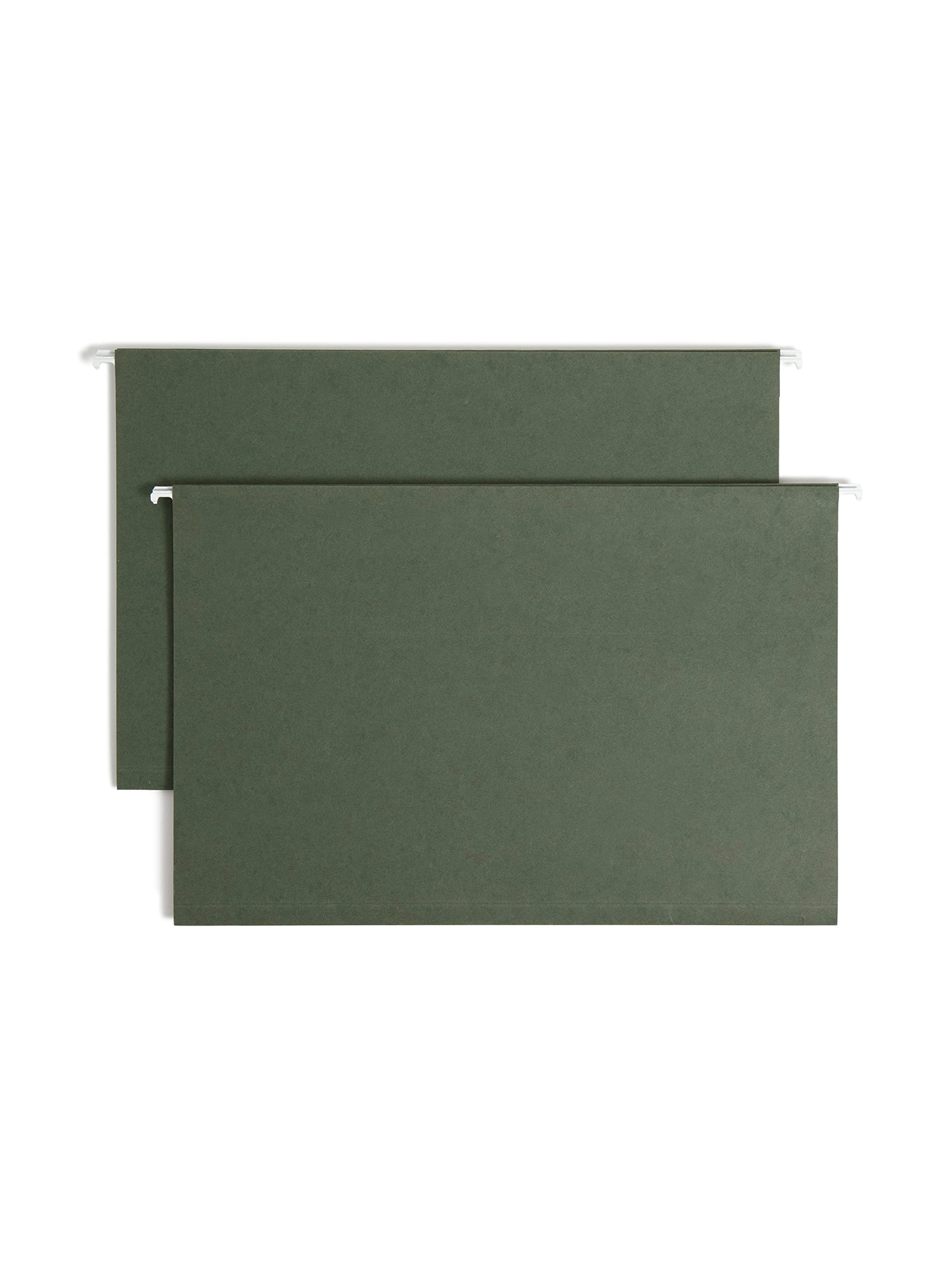 Smead Box Bottom Hanging File Folder, 1" Expansion, Legal Size, Standard Green, 25 per Box (64339)