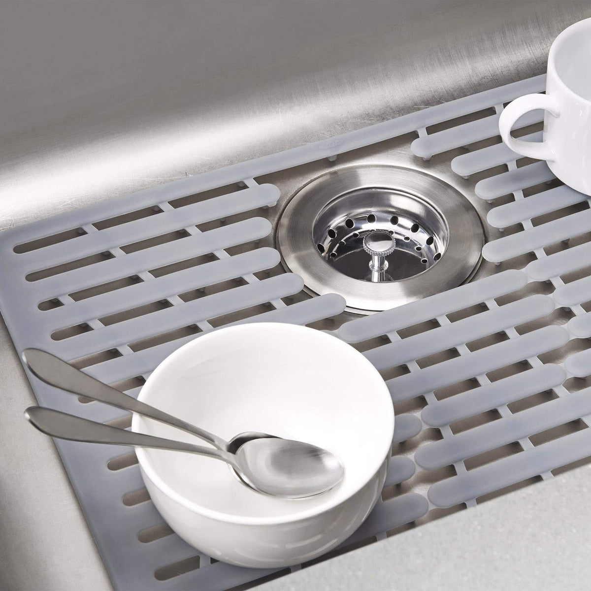 OXO Good Grips Silicone Sink Mat - Small,Silver