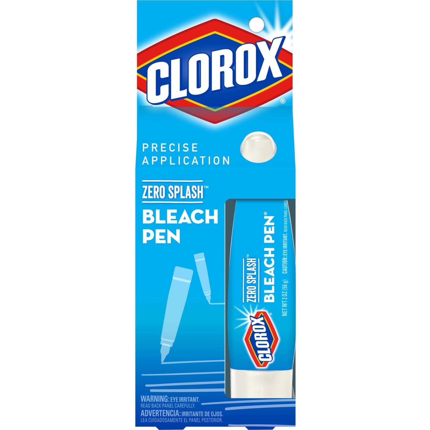 Clorox Bleach Pens, Zero Splash Stain Remover Pen, Spot Cleaner, 2 Ounces (Pack of 4)