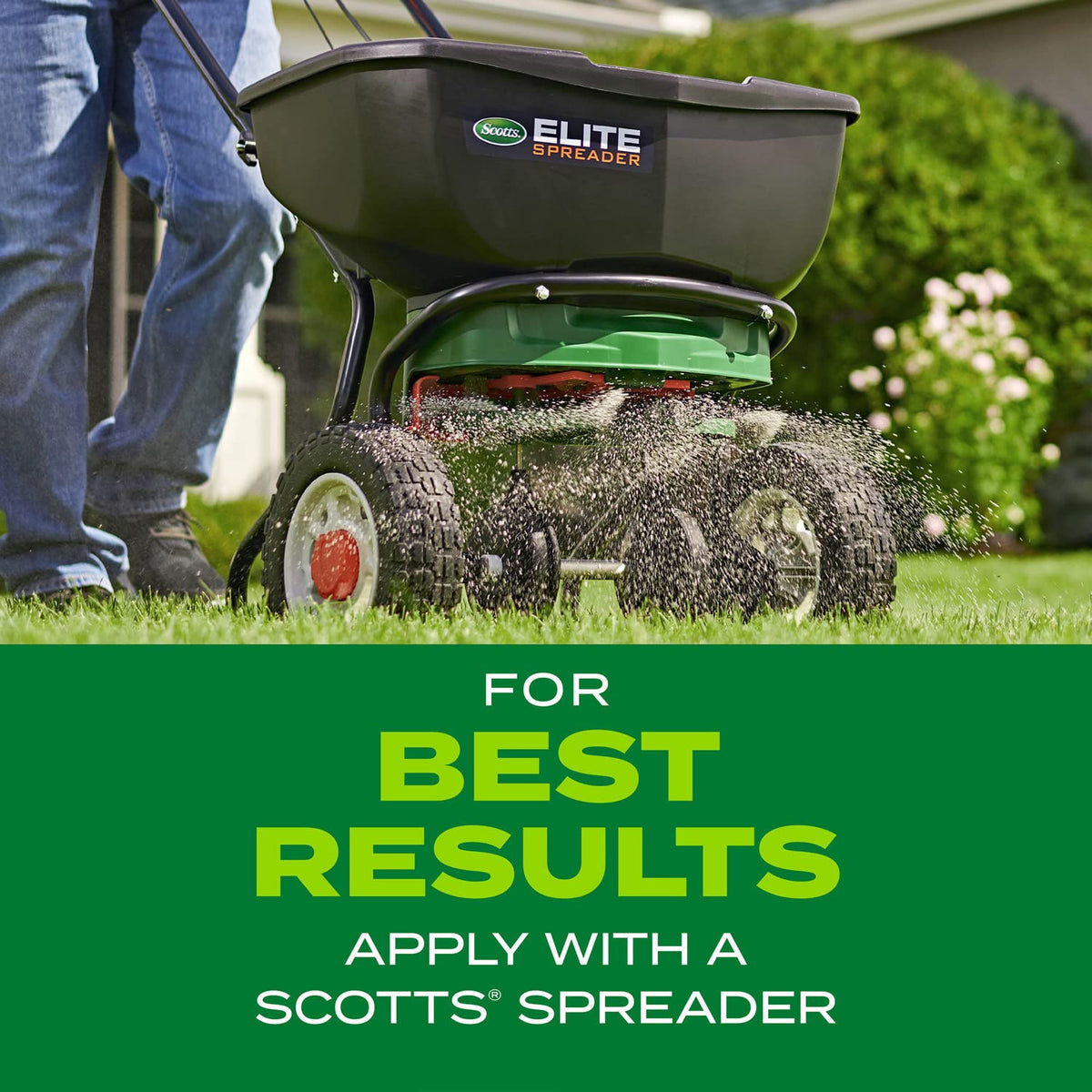 Scotts Turf Builder Rapid Grass Sun & Shade Mix, Combination Seed and Fertilizer, Grows Green Grass in Just Weeks, 5.6 lbs.