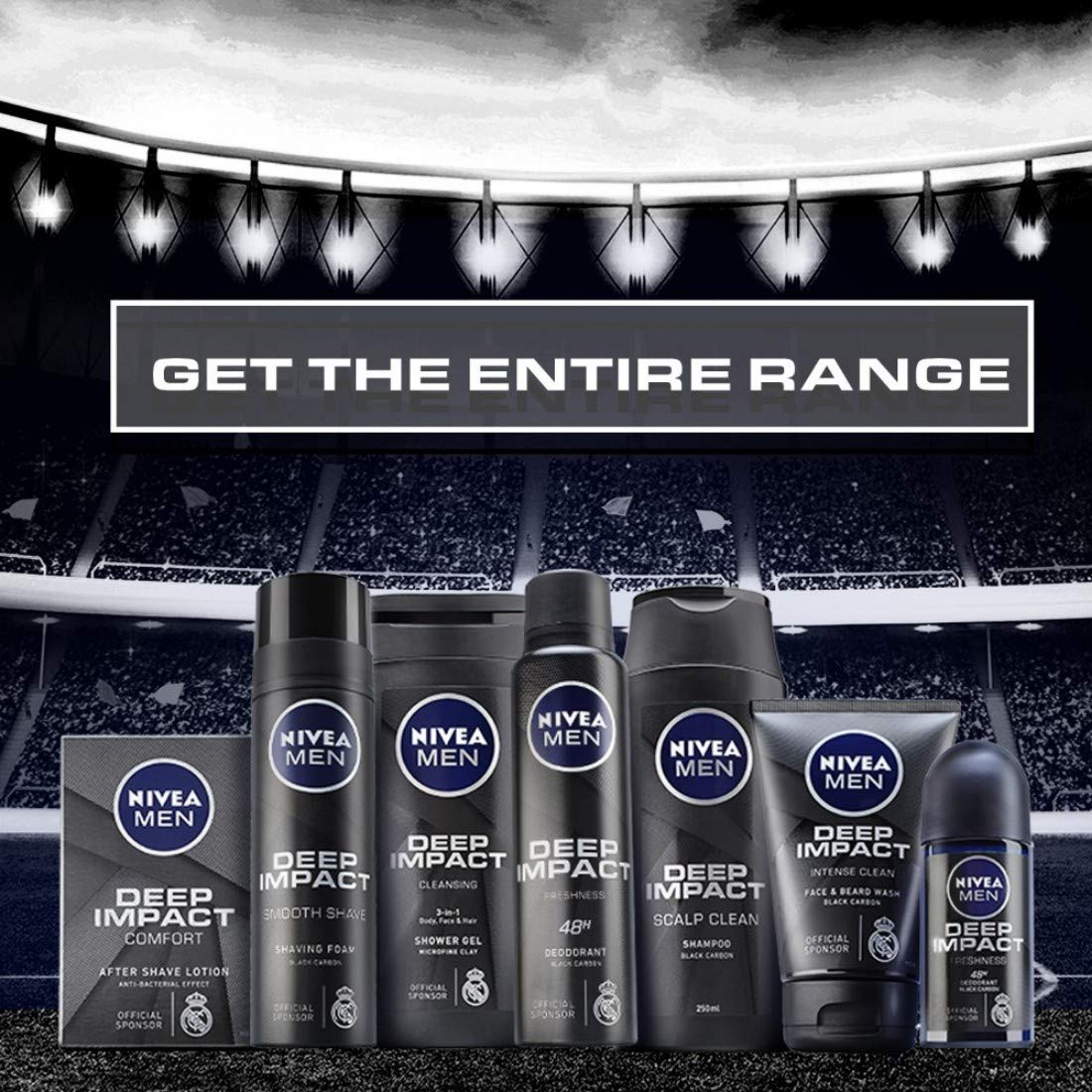 Nivea Men Deep Impact Smooth Shave Shaving Foam, 200ml - India