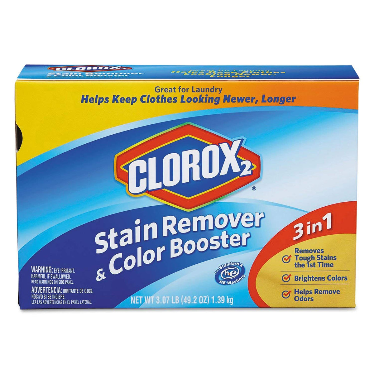 Laundry Detergent Clorox 2 Dry Laundry Detergent, 4 Case - 49.2 Ounce