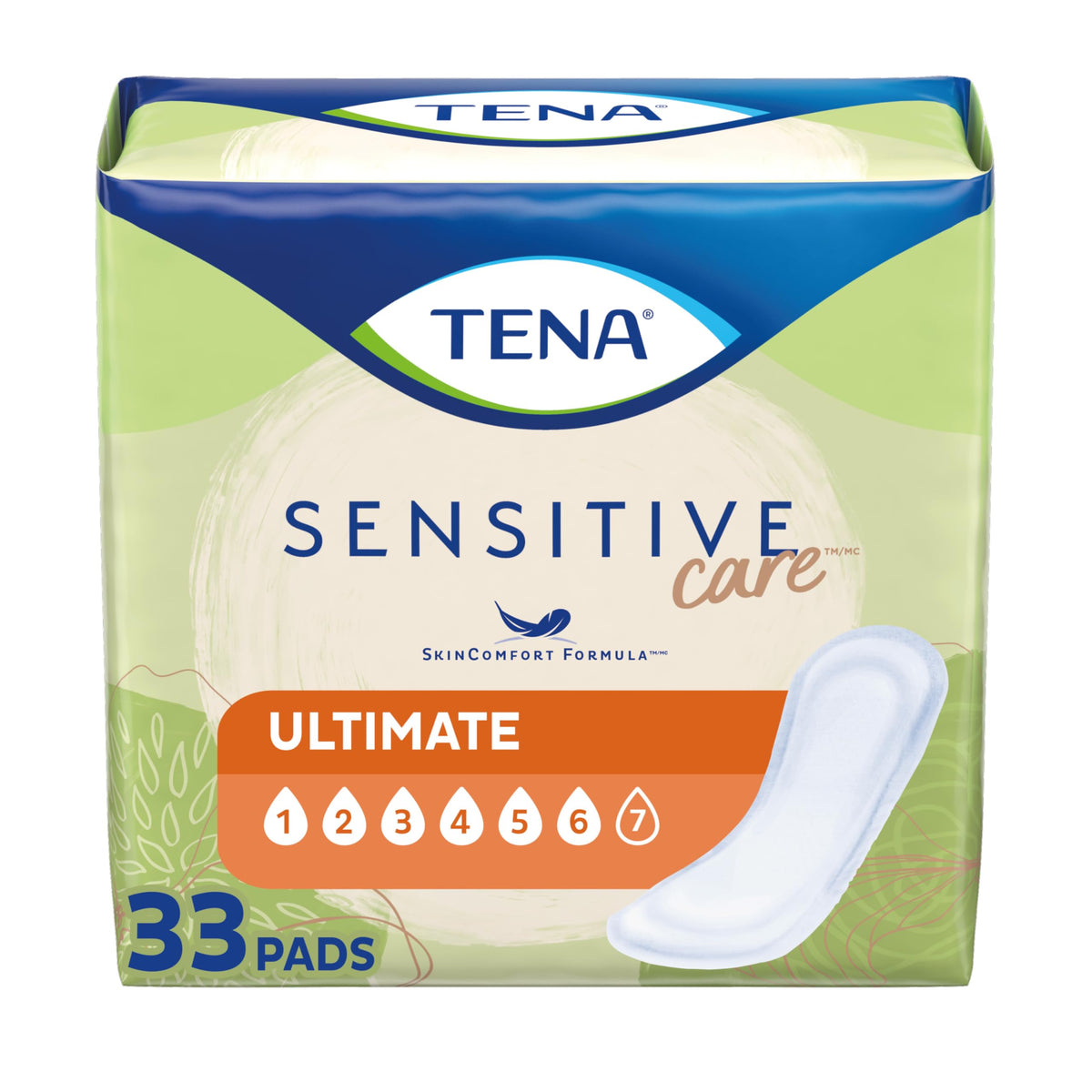 Tena Intimates Ultimate Absorbency Incontinence/Bladder Control Pad, Regular Length, 33 Count (Packaging May Vary)