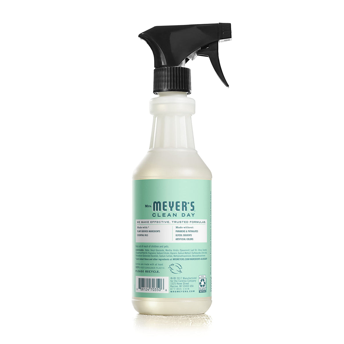 Mrs. MEYER'S CLEAN DAY Multi-Surface Everyday Cleaner Mint Scent, 16 Fl Oz (Pack of 3)