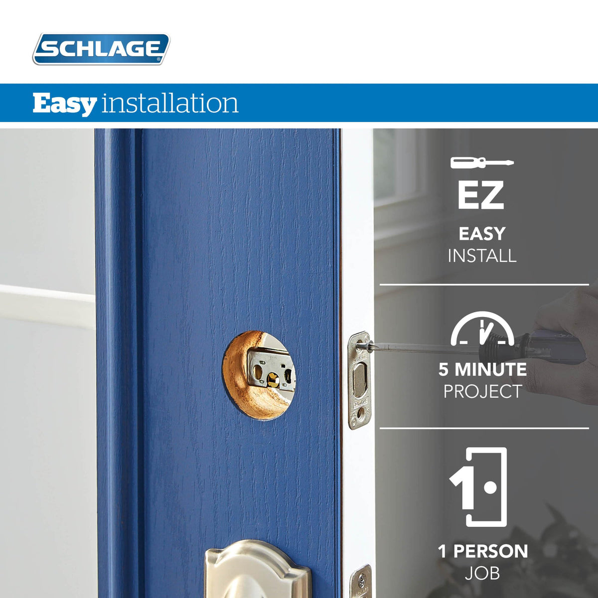 SCHLAGE FB50NVGEO716 Georgian Entry Deadbolt Lock, Aged Bronze