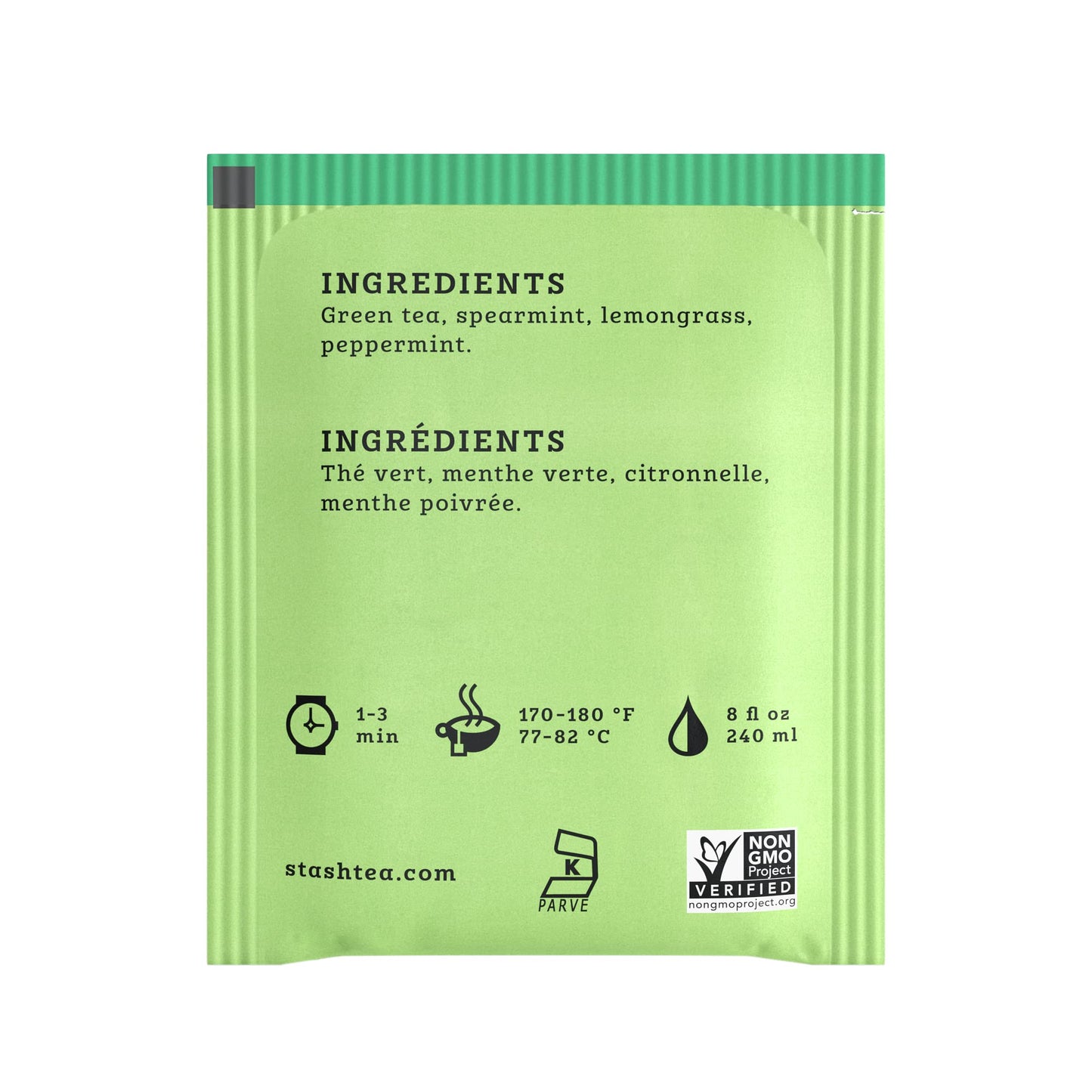 Stash Tea Moroccan Mint Green Tea, Box of 100 Tea Bags (Packaging May Vary)