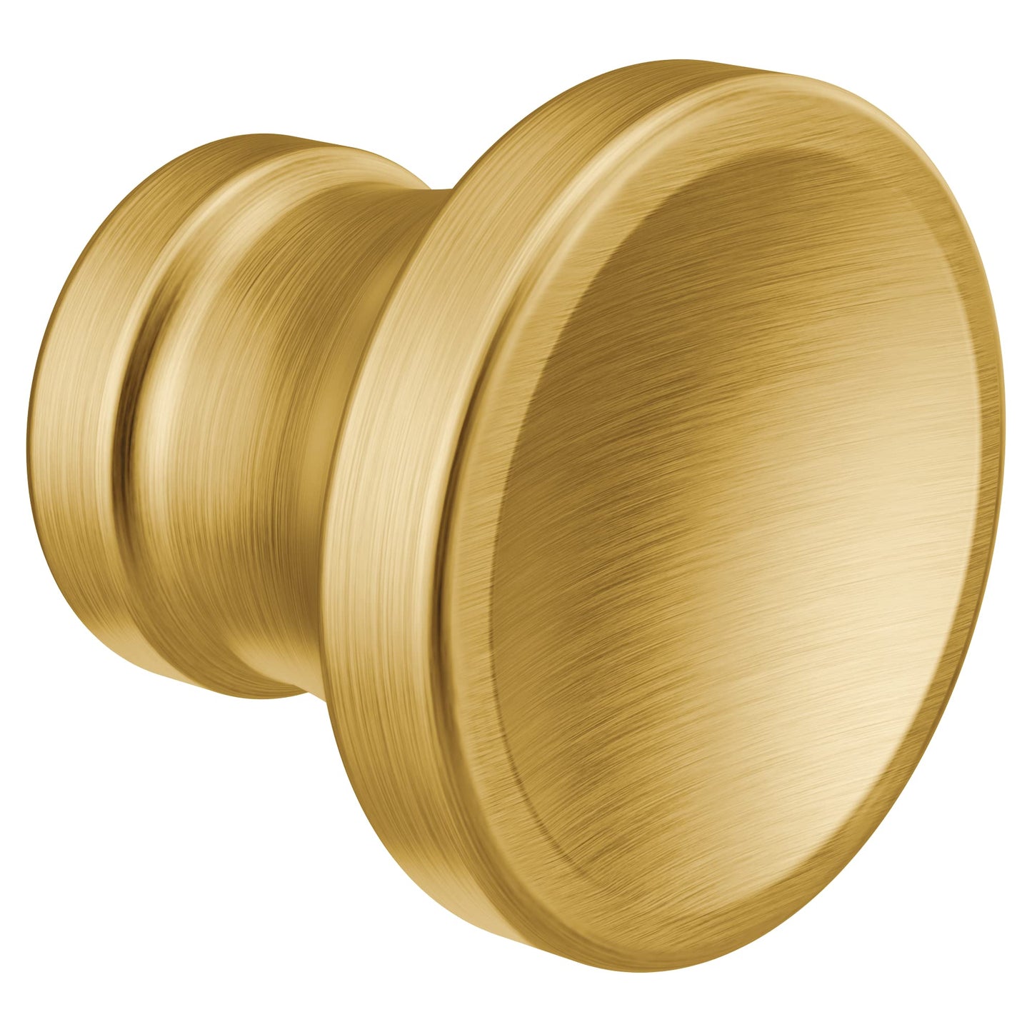 Moen Colinet Brushed Gold Traditional Decorative 1" Diameter Cabinet and Drawer Knob, YB0505BG