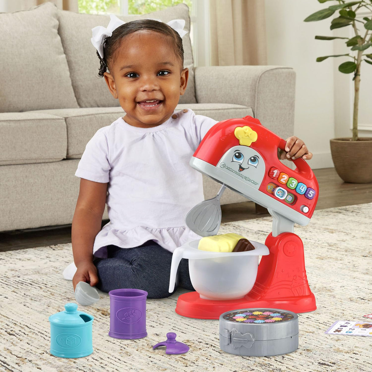 LeapFrog Rainbow Learning Lights Mixer, Red
