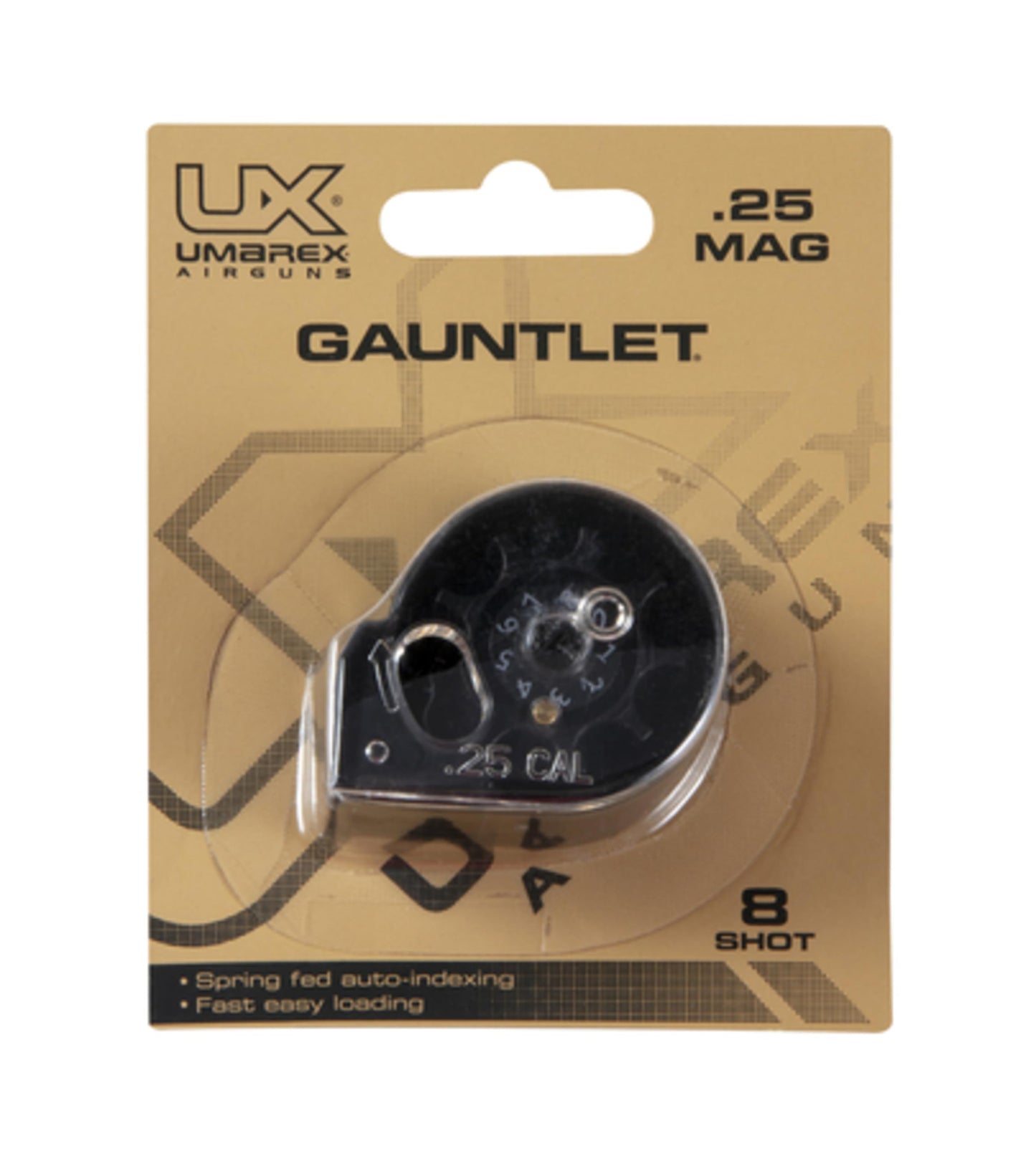 Umarex Gauntlet PCP Pellet Gun Air Rifle Magazine, .25 Caliber, 8-Shot Mag