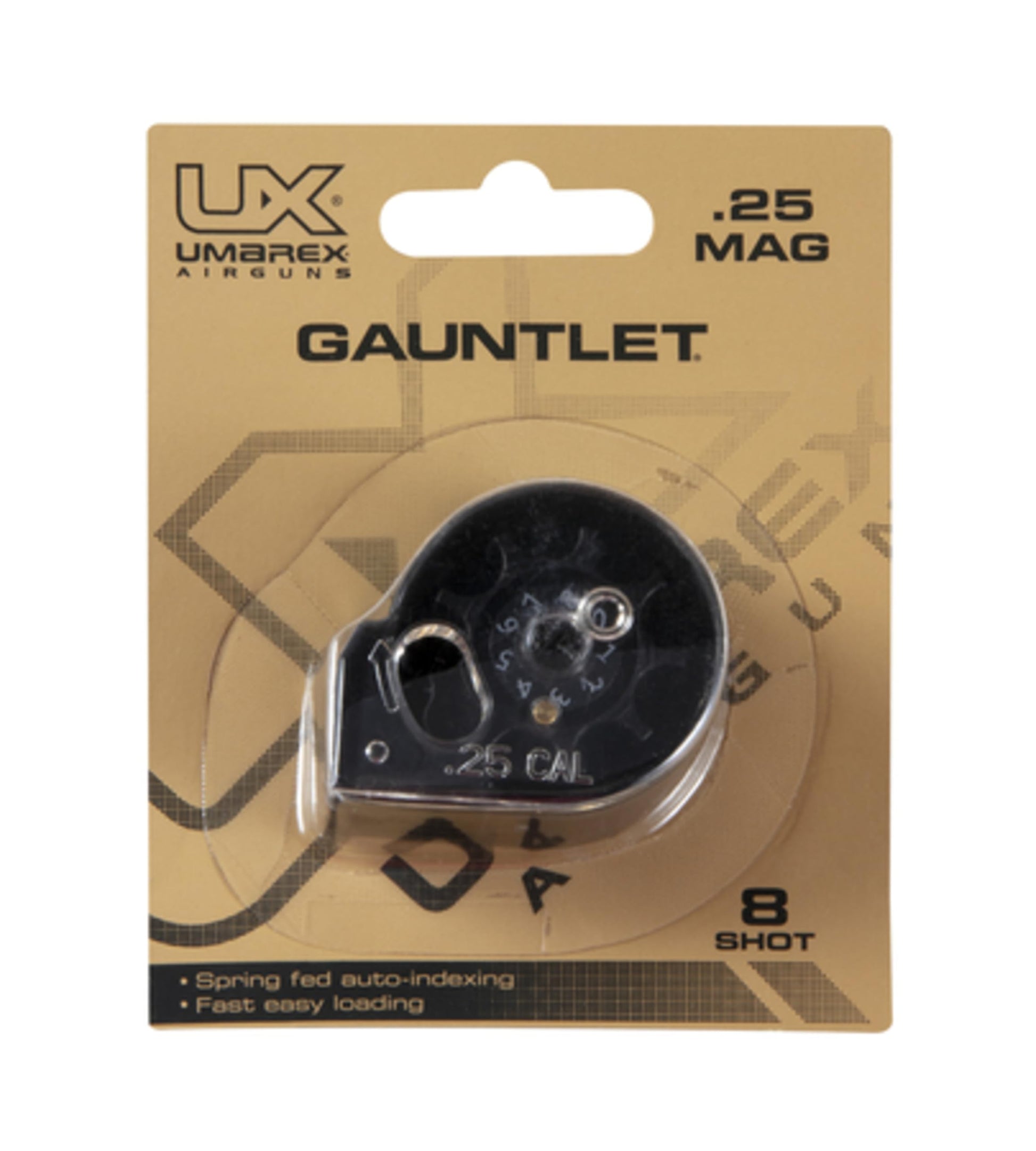 Umarex Gauntlet PCP Pellet Gun Air Rifle Magazine, .25 Caliber, 8-Shot Mag