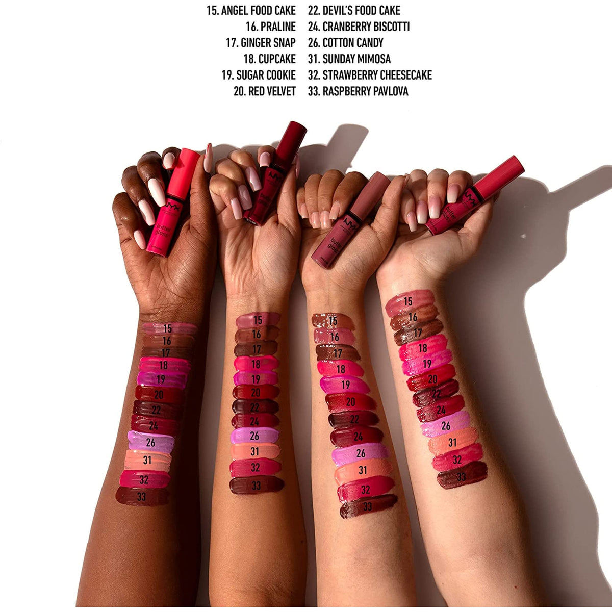 NYX PROFESSIONAL MAKEUP Butter Gloss, Non-Sticky Lip Gloss - Peaches & Cream (Pink Coral)