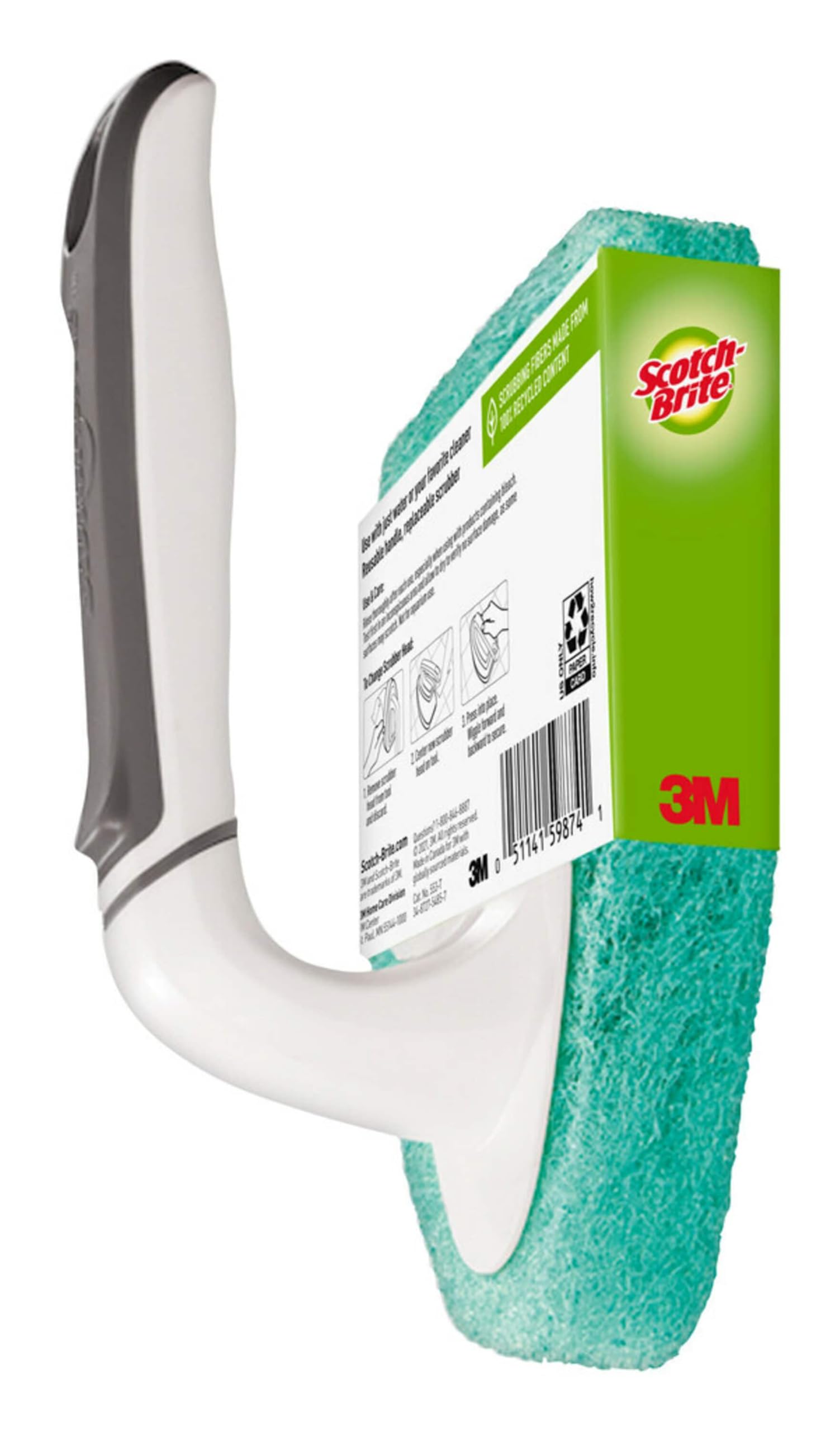 Scotch-Brite Non-Scratch Tub & Tile Scrubber, 6 Count