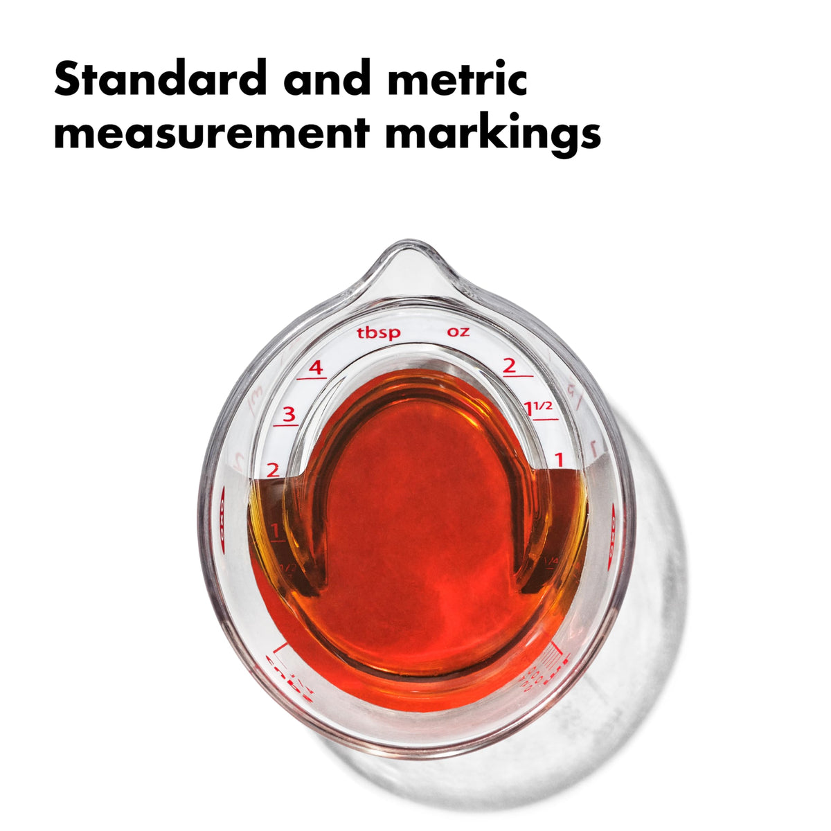 OXO Good Grips Mini Angled Measuring Cup, 2 Oz capacity