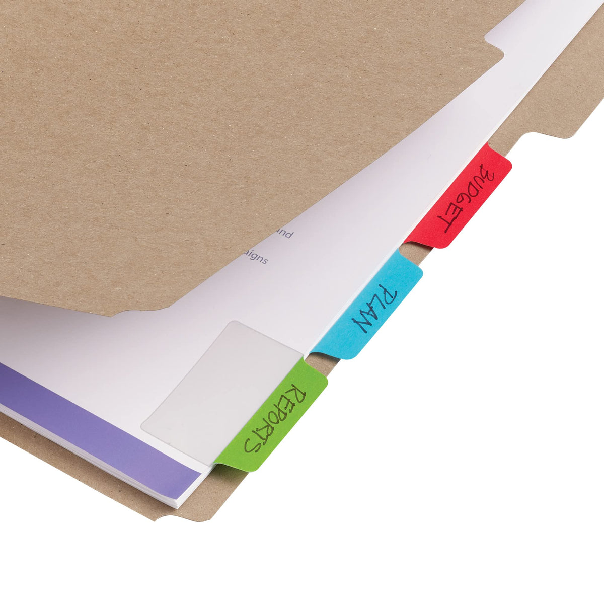 Avery Multiuse Ultra Tabs, 2" x 1.5", 2-Side Writable, Red/Blue/Green, 48 Repositionable Tabs (74757)