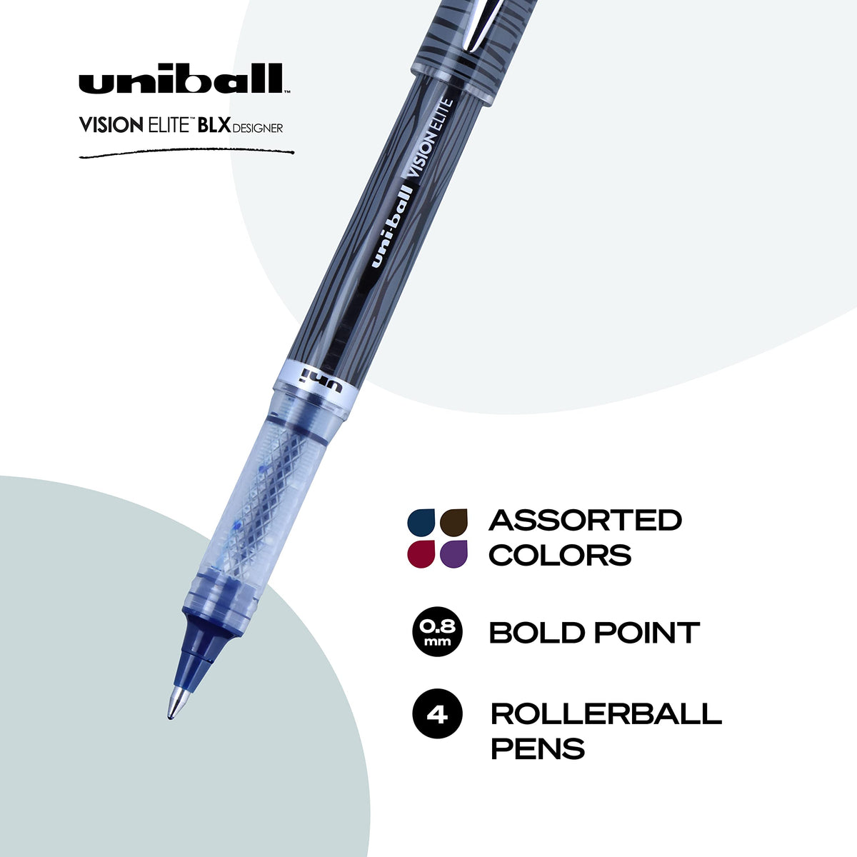 Uni-Ball Rollerball Pen - Smooth-Flowing Ink System for Consistent Writing Experience