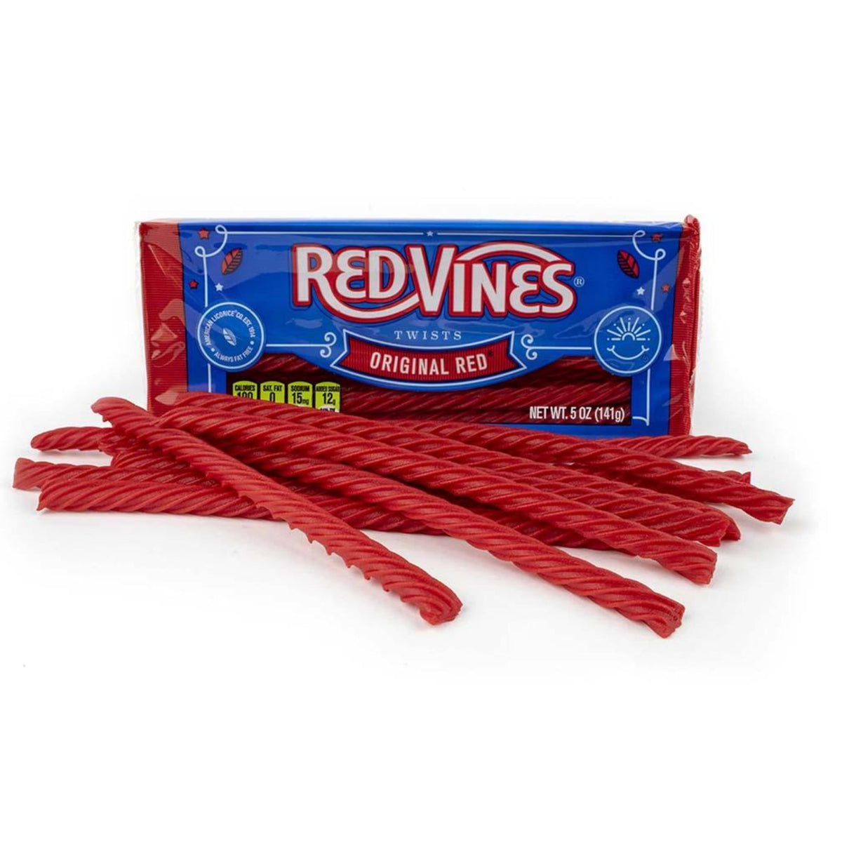 Red Vines Licorice, Original Red Flavor, Soft & Chewy Candy, 5oz Trays (12 Pack)