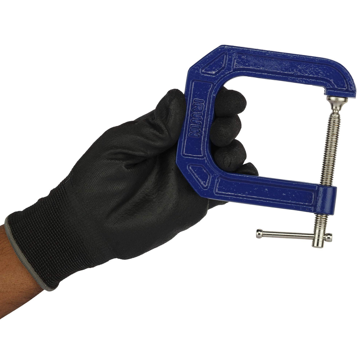 IRWIN Tools QUICK-GRIP 100 Series Deep Throat C-Clamp, 2-inch by 3 1/2-inch