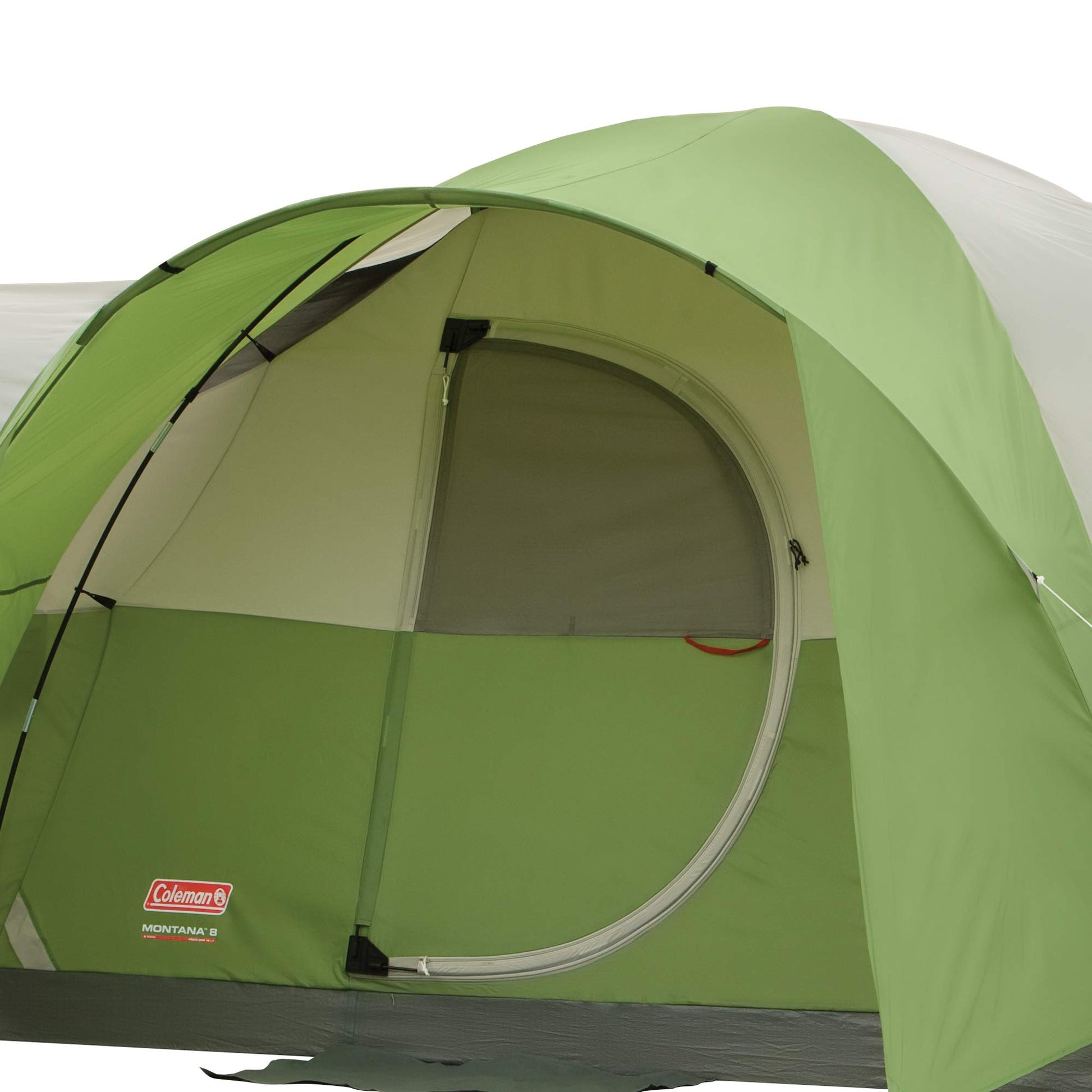 Coleman Montana 8-Person Family Tent with Rainfly, Weatherproof Family Tent Sets Up in 15 Mins, Fits Multiple Airbeds