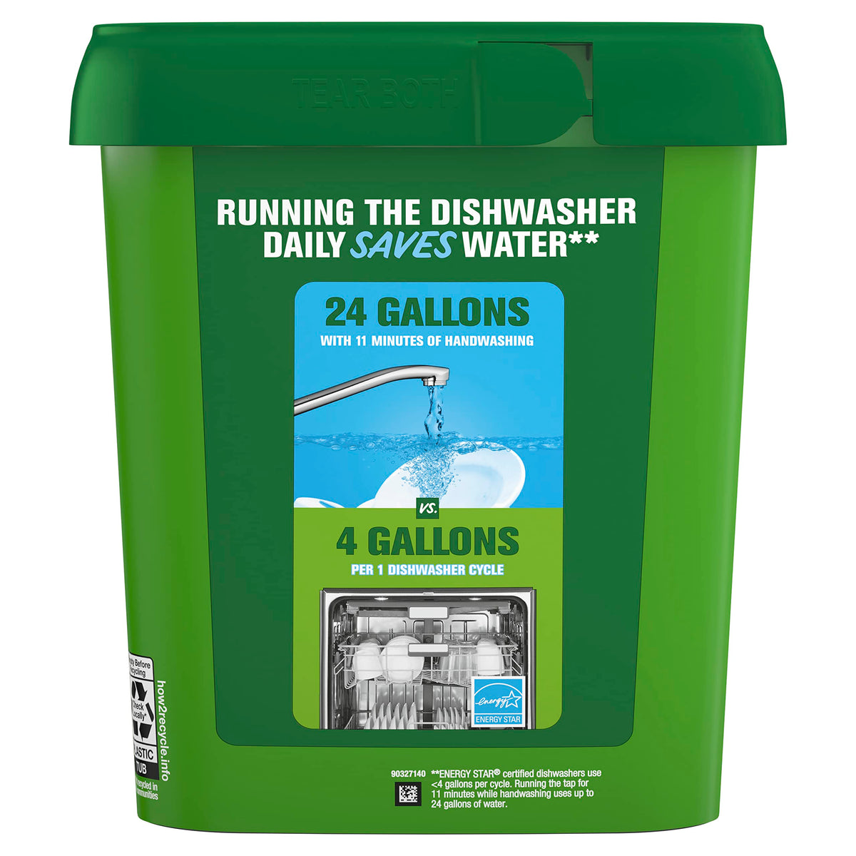 Cascade ActionPacs Dishwasher Detergent, Fresh Scent, 85-Count