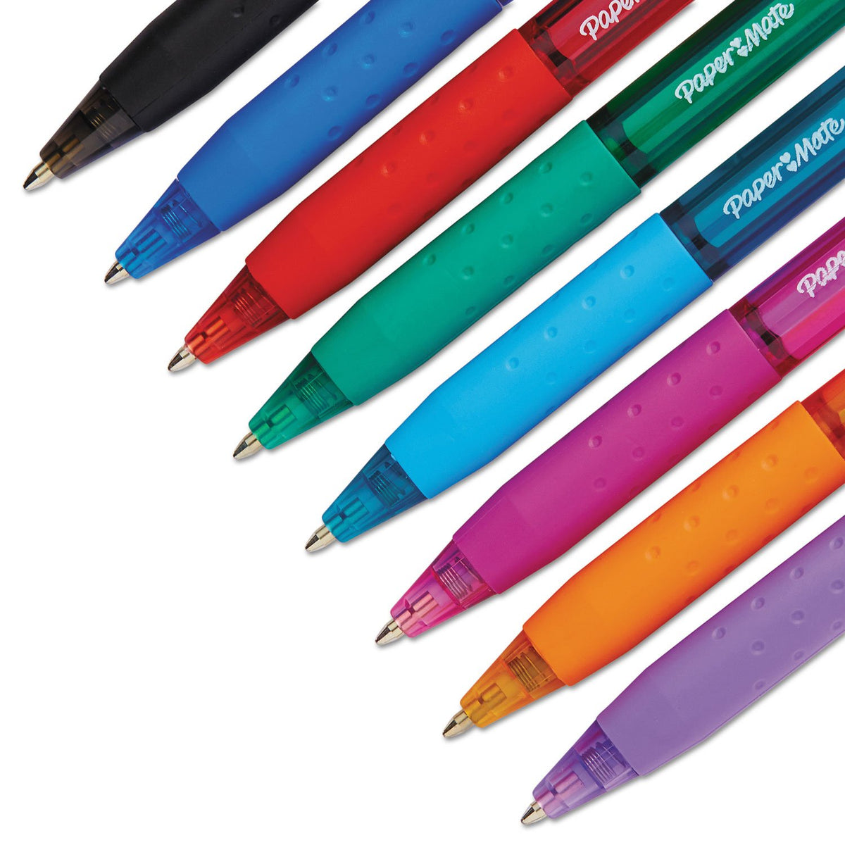 PAPER MATE 1945926 Inkjoy 300 RT Retractable Ballpoint Pen, 1mm, Assorted, 24/Pack