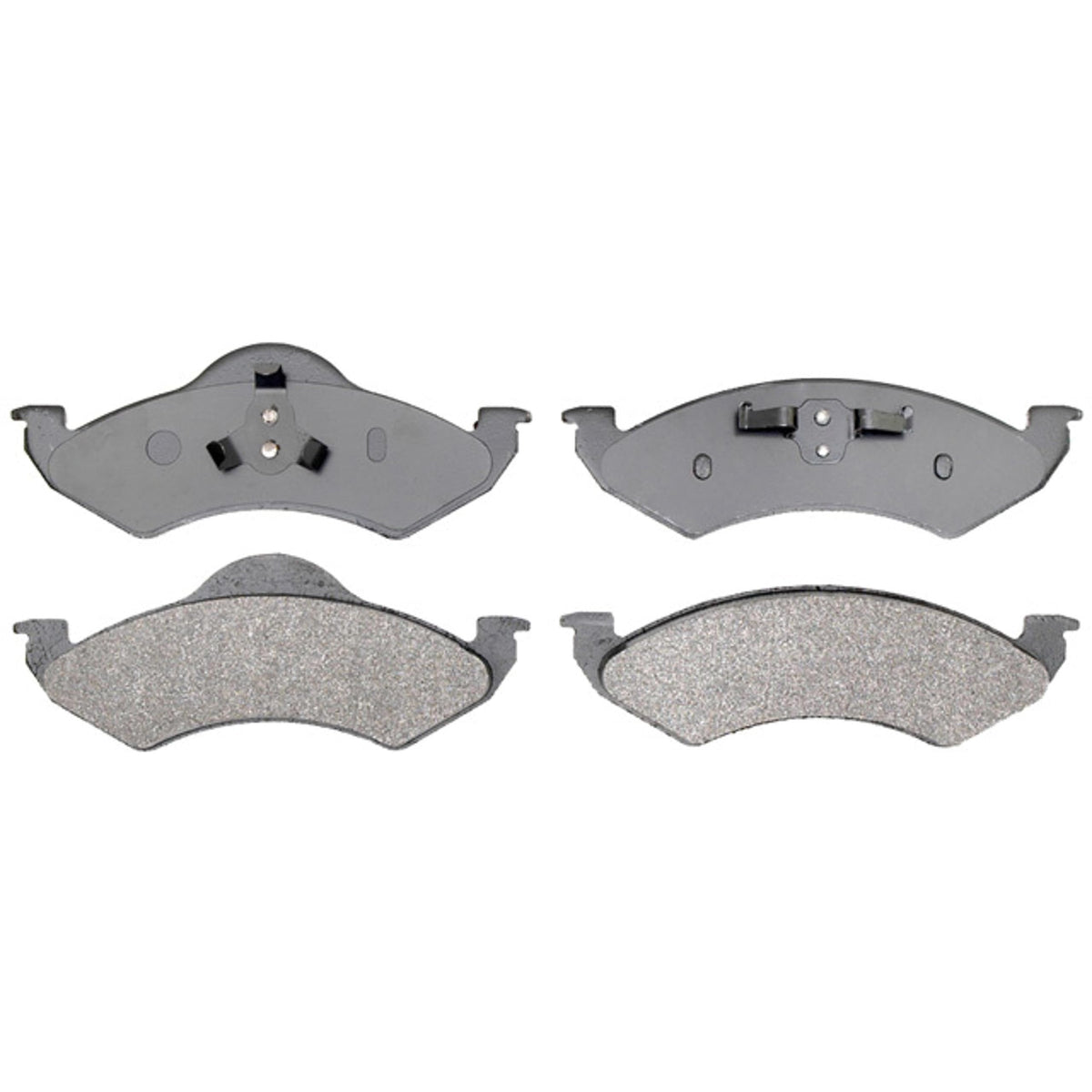 ACDelco Silver 14D820M Semi-Metallic Front Disc Brake Pad Set