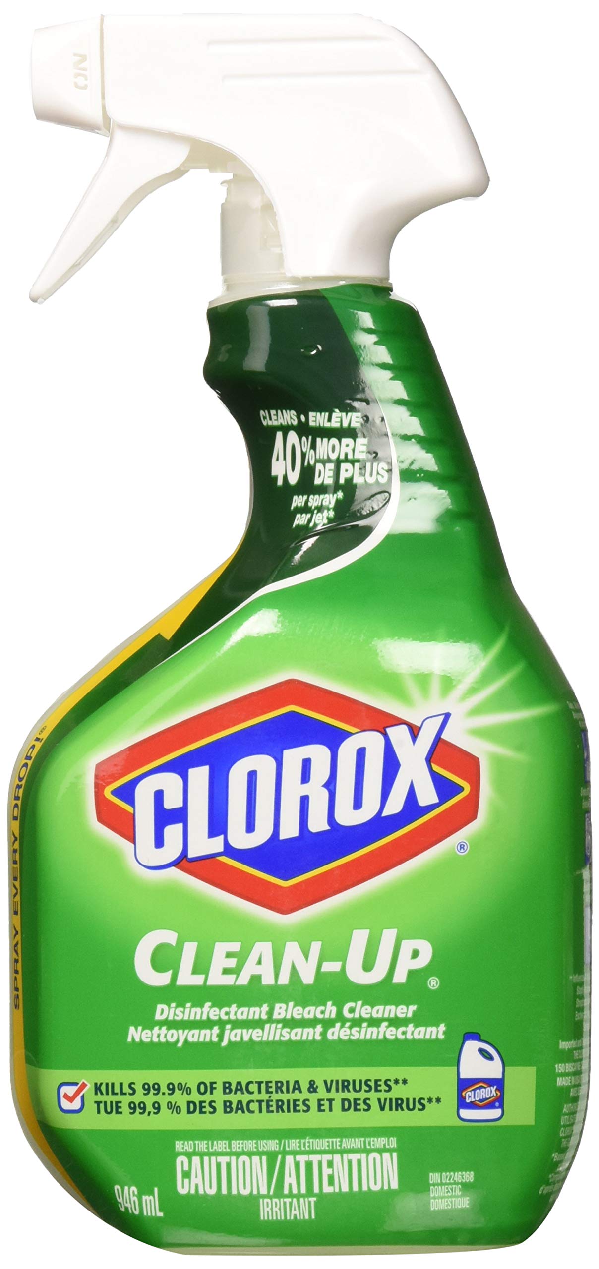 Clorox Clean-Up Cleaner Spray with Bleach 32 fl.oz. (946 ml) Pack (2)