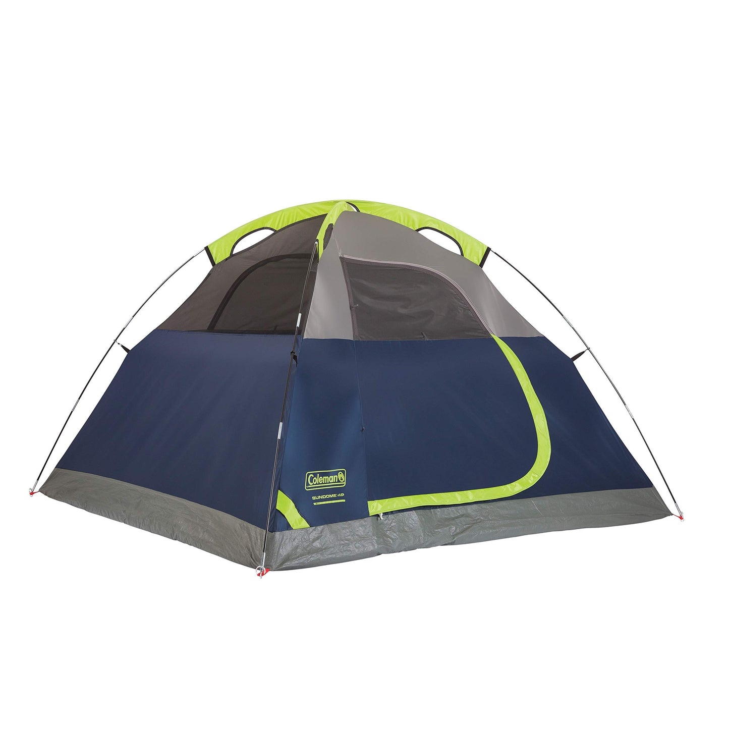 Coleman Sundome 4-Person Tent with Rainfly, Weatherproof Tent Sets Up in 10 Mins
