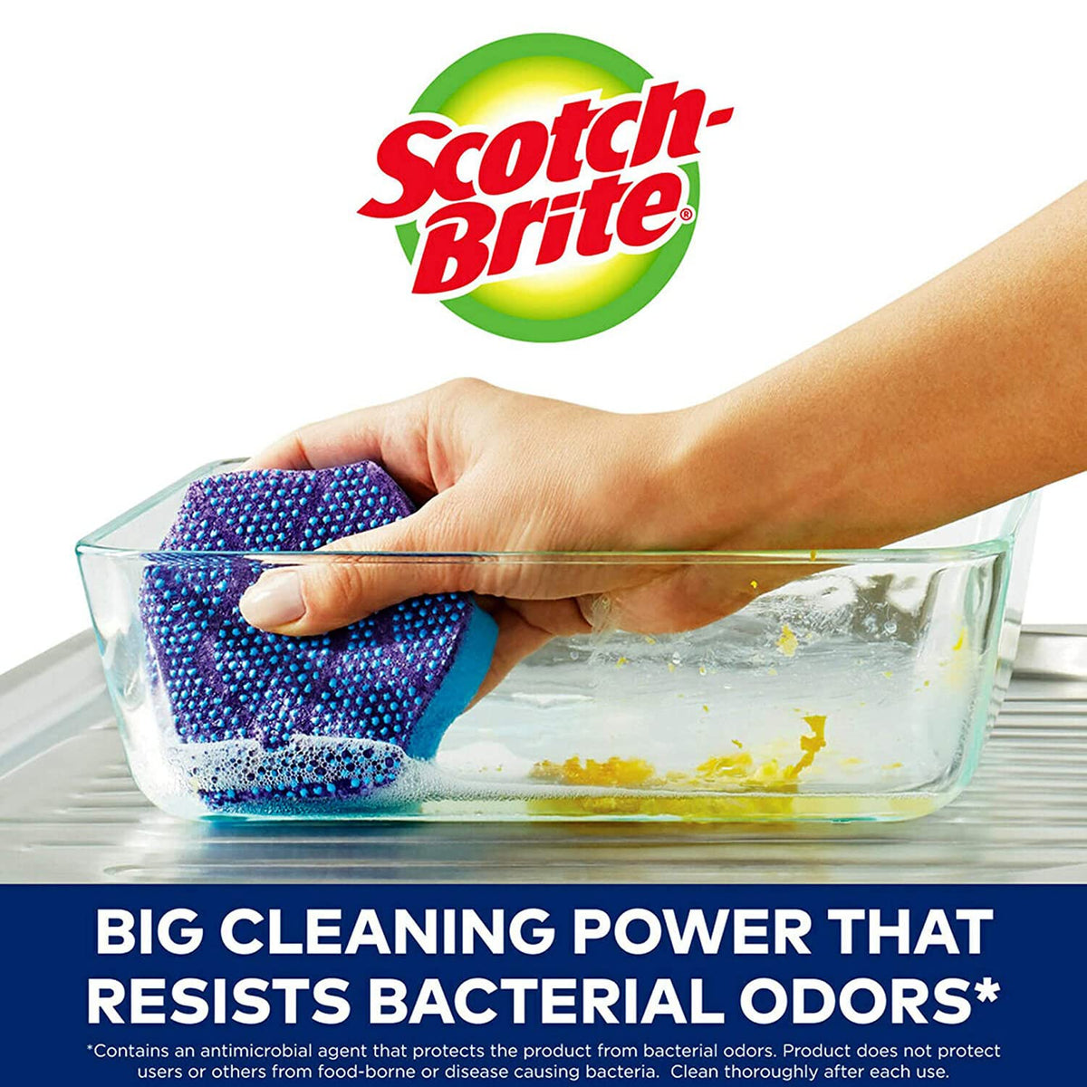 3M Scotch-Brite Heavy-Duty Scrub Sponge 6 ea