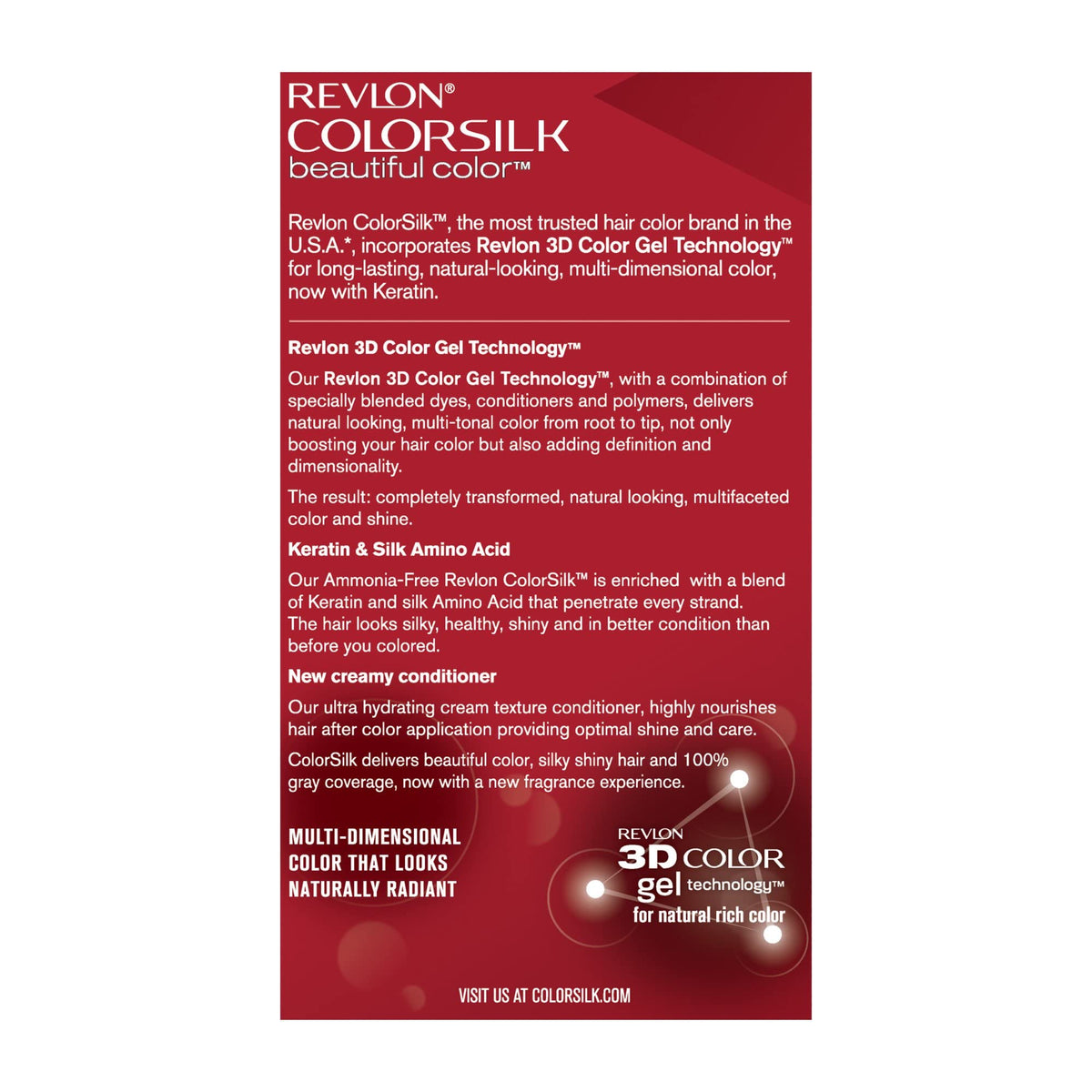 Revlon ColorSilk Hair Color, 20 Brown Black 1 ea