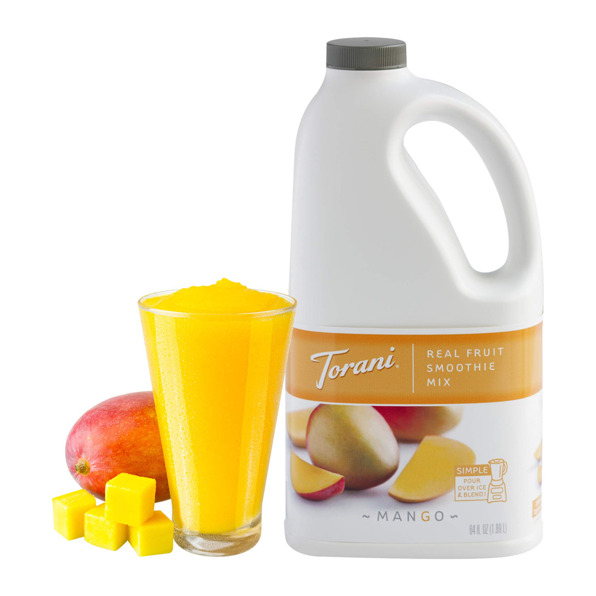 Torani Real Fruit Smoothie Mix, Mango, 64 Ounce